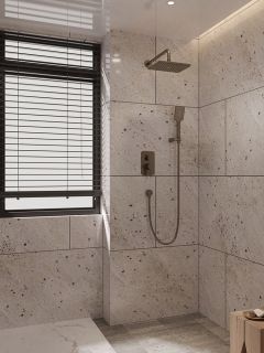 Встраиваемая душевая система VERONA, Графит брашинг